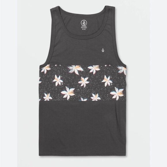 VOLCOM Asphalt Black Summerside Tank - S - Picture 1 of 10